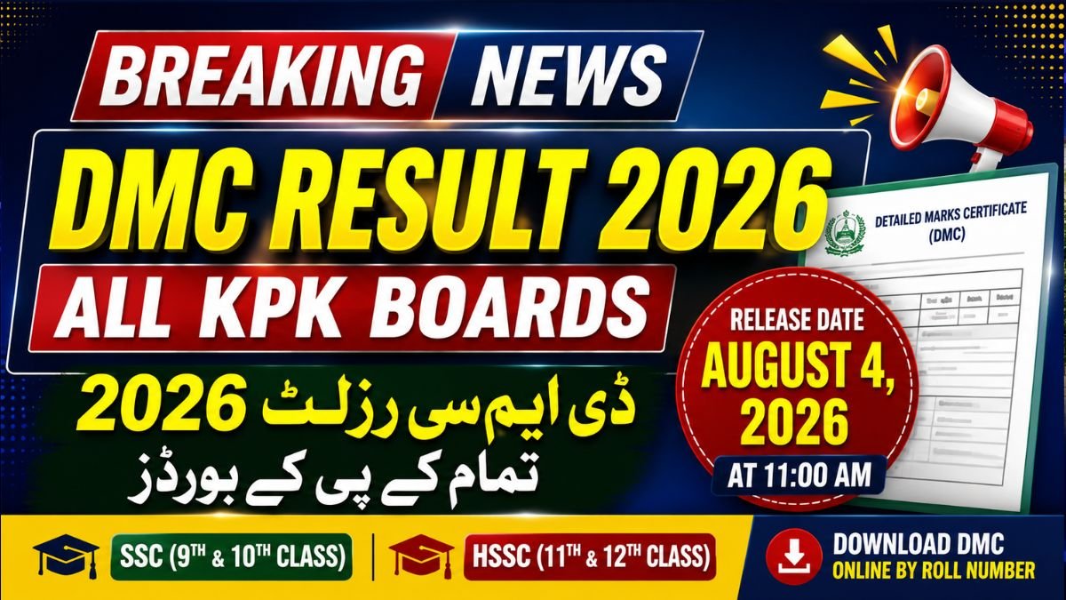 DMC Result 2026 All KPK Boards SSC & HSSC – Download Detailed Marks Certificate Online